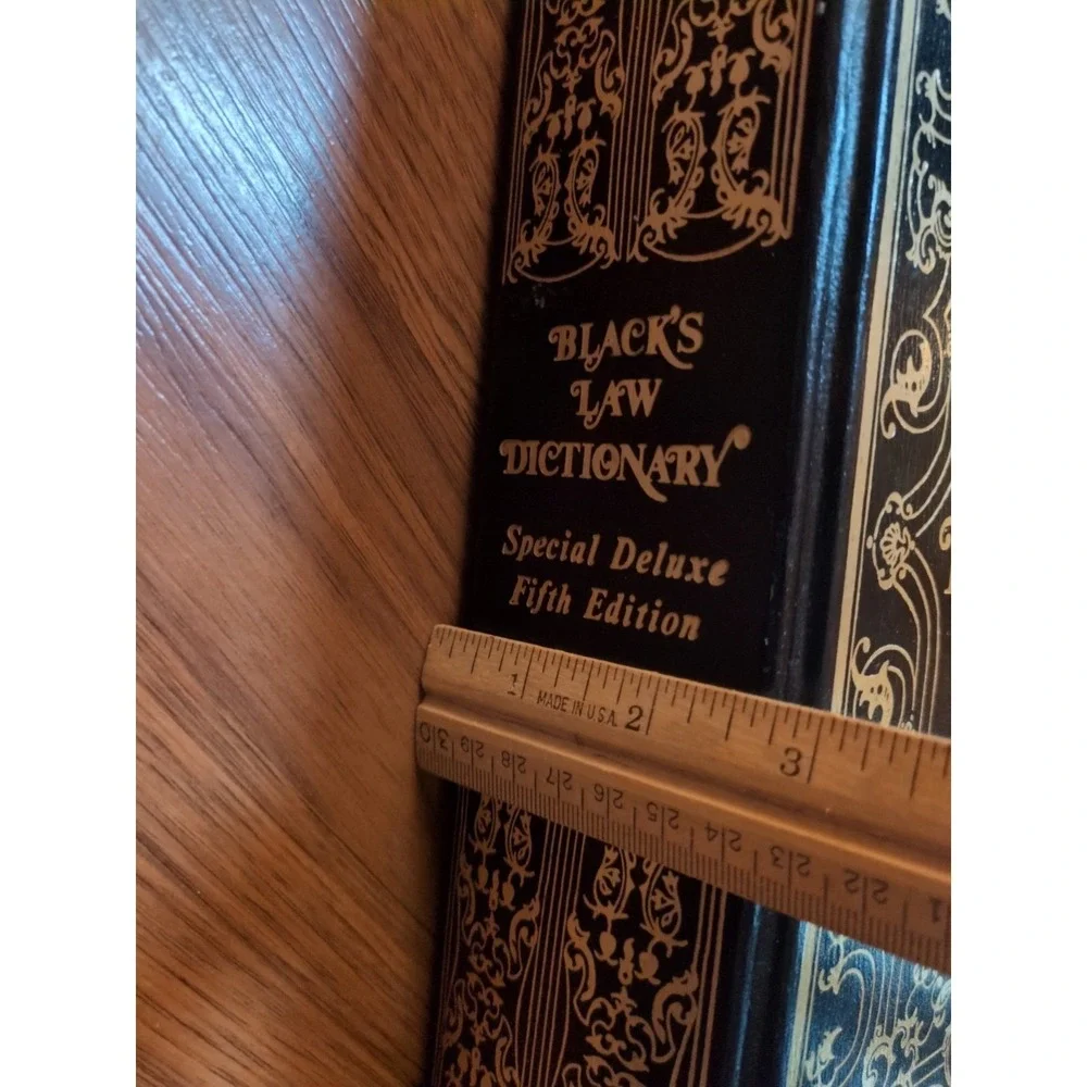 Black's Law Dictionary Special Deluxe Fifth Edition Legal Book Padded 1979/1981